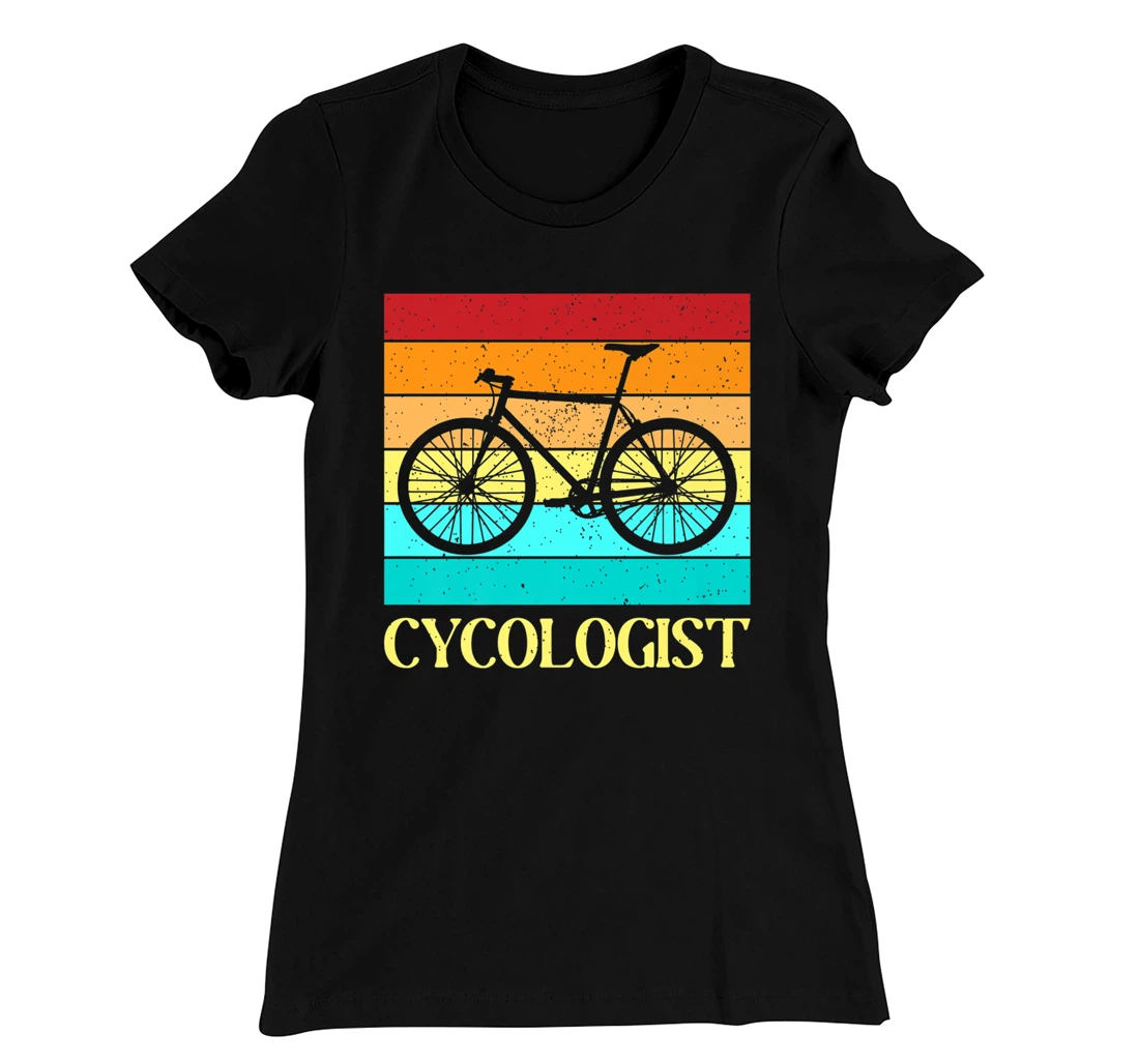 Mountain Bike Cycologist T-Shirt, Women T-Shirt