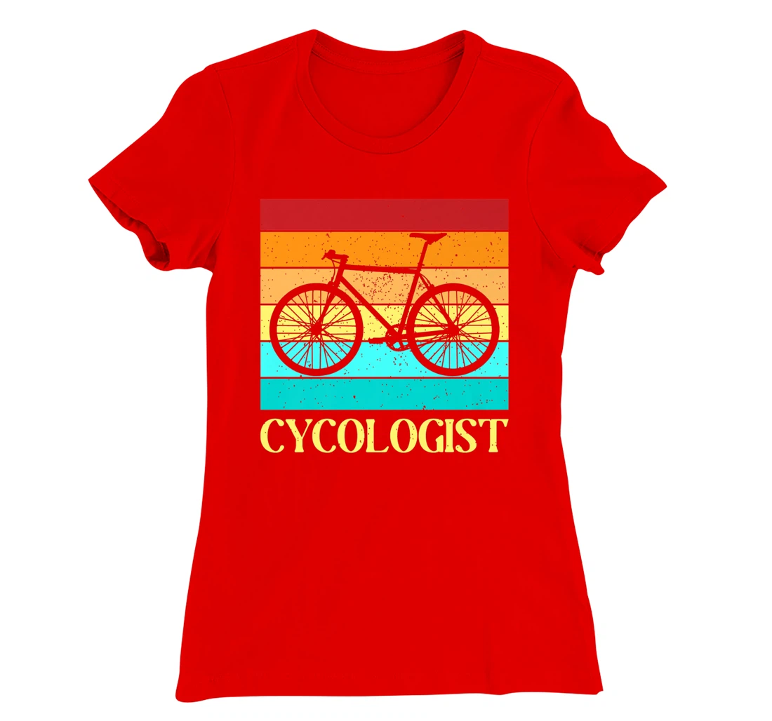 Mountain Bike Cycologist T-Shirt, Women T-Shirt