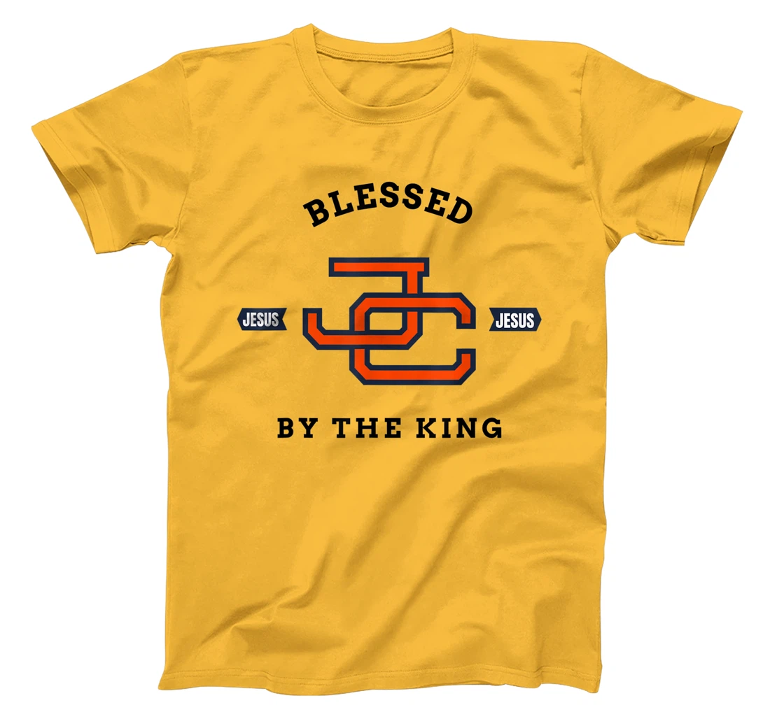Womens Blessed by King Motivational Christian T-Shirt, Kid T-Shirt and Women T-Shirt