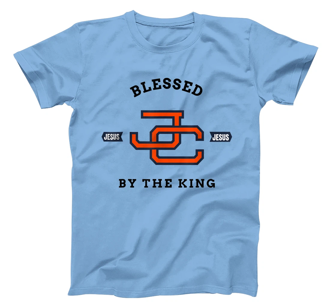 Womens Blessed by King Motivational Christian T-Shirt, Kid T-Shirt and Women T-Shirt