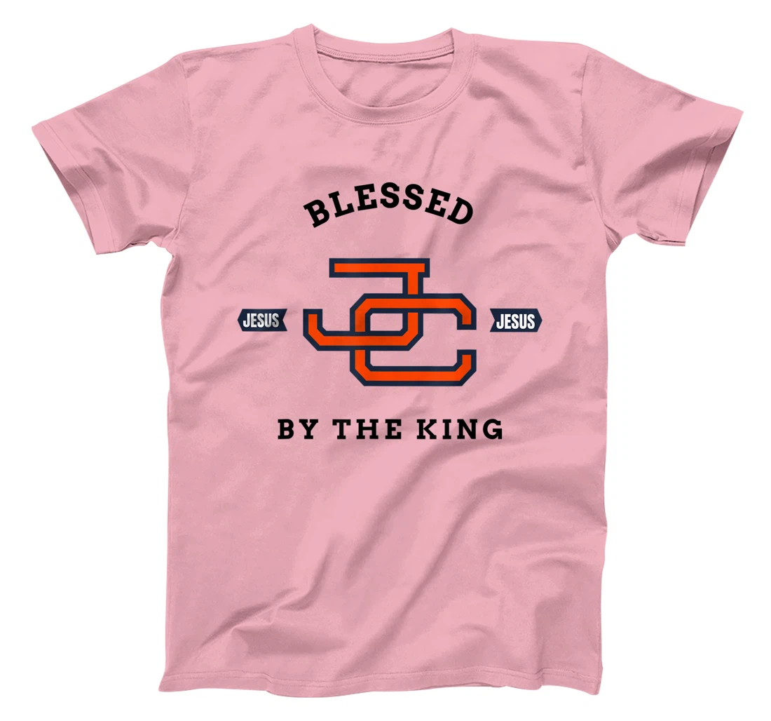 Womens Blessed by King Motivational Christian T-Shirt, Kid T-Shirt and Women T-Shirt