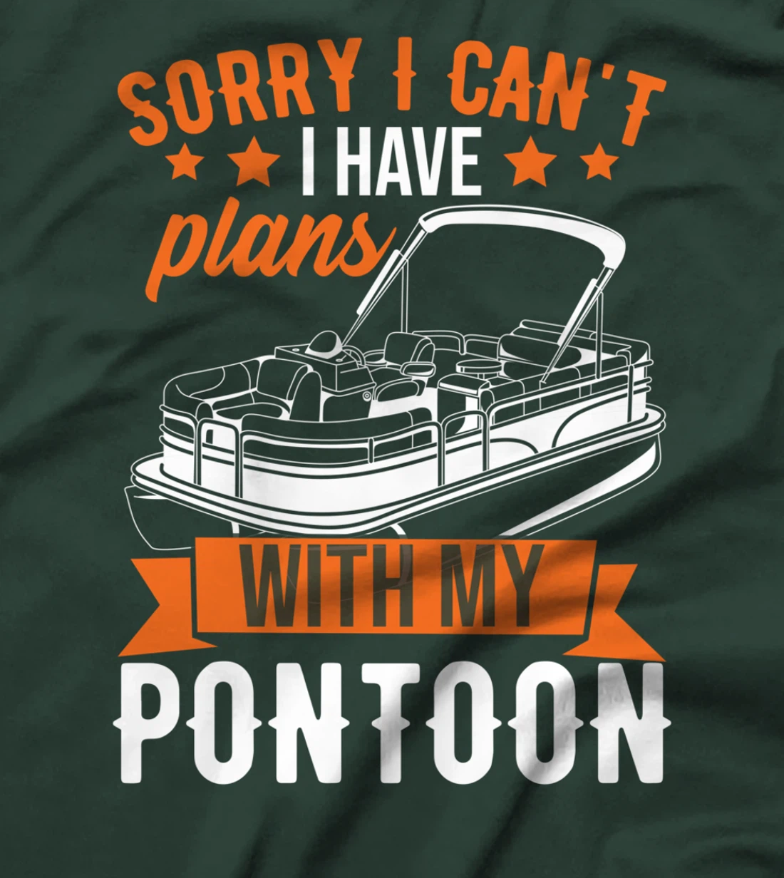 I Have Plans With My Pontoon T-Shirt