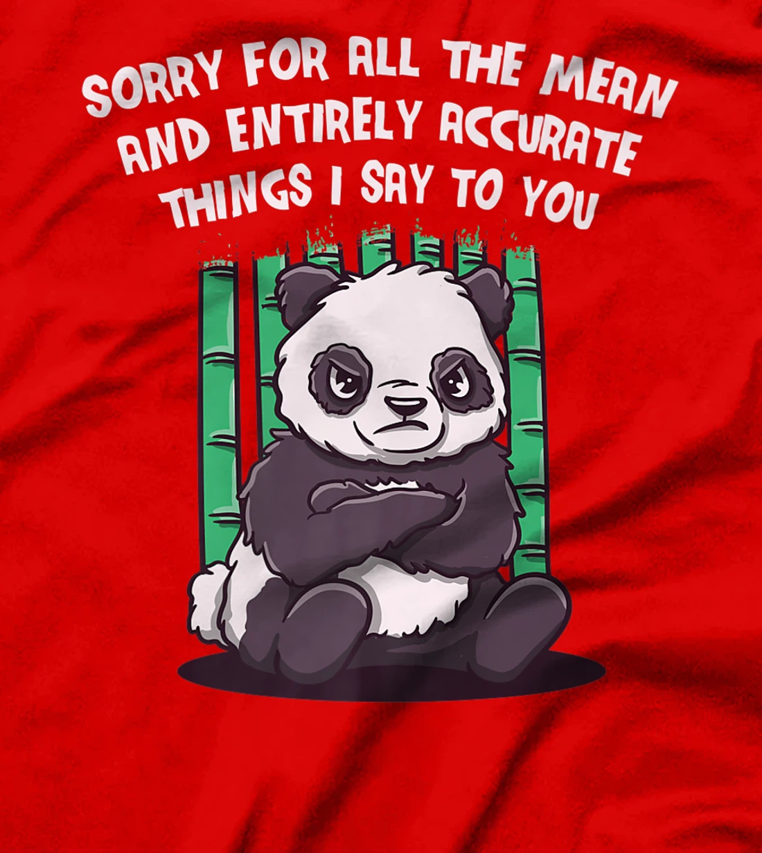 Sorry for the Mean and Accurate Things I Say Funny Sarcastic T-Shirt, Women T-Shirt