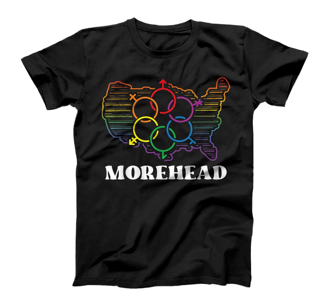 Morehead Pride Flag Pride Month LGBTQ Flag LGBT Community T-Shirt, Women T-Shirt