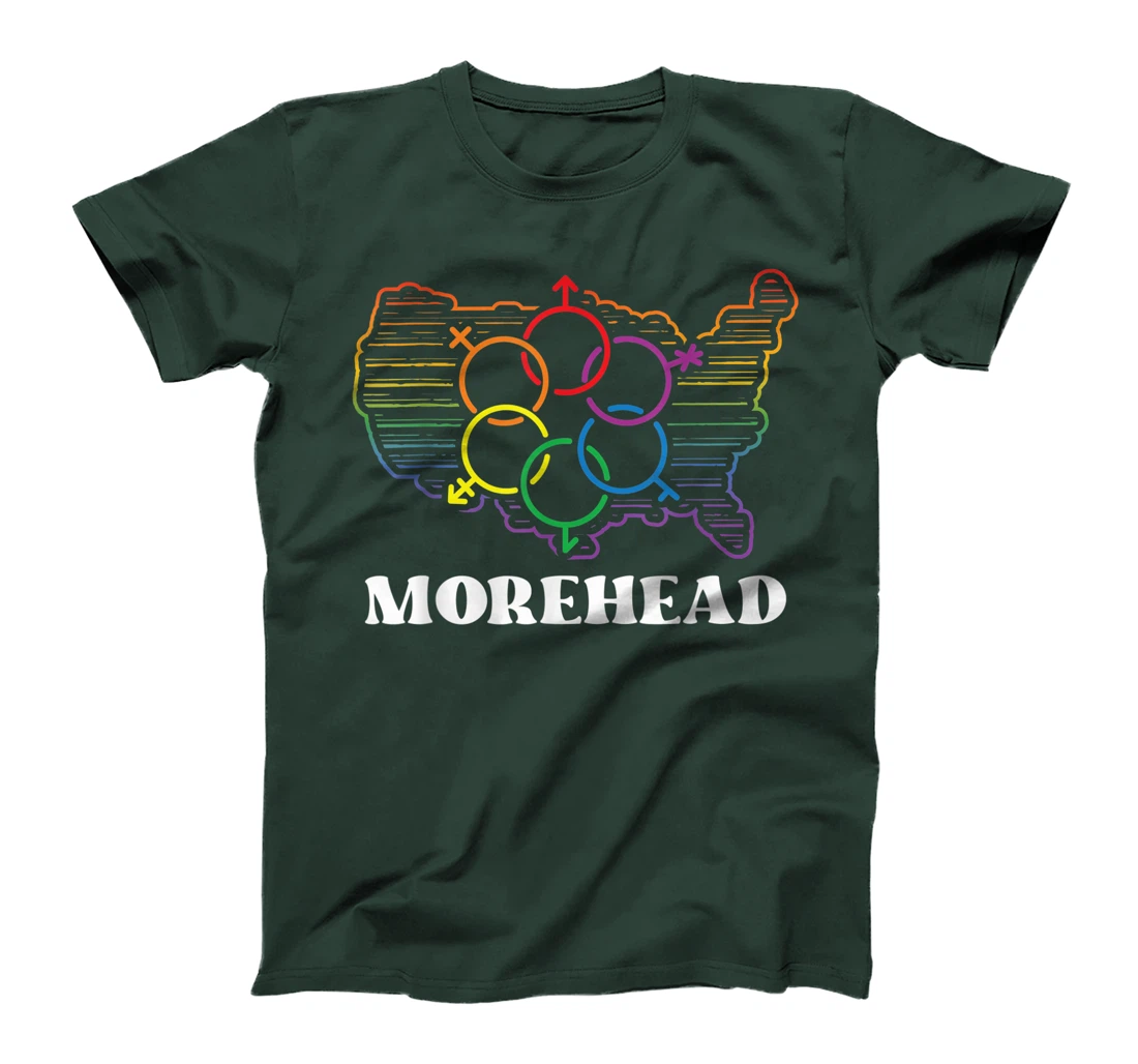 Morehead Pride Flag Pride Month LGBTQ Flag LGBT Community T-Shirt, Women T-Shirt