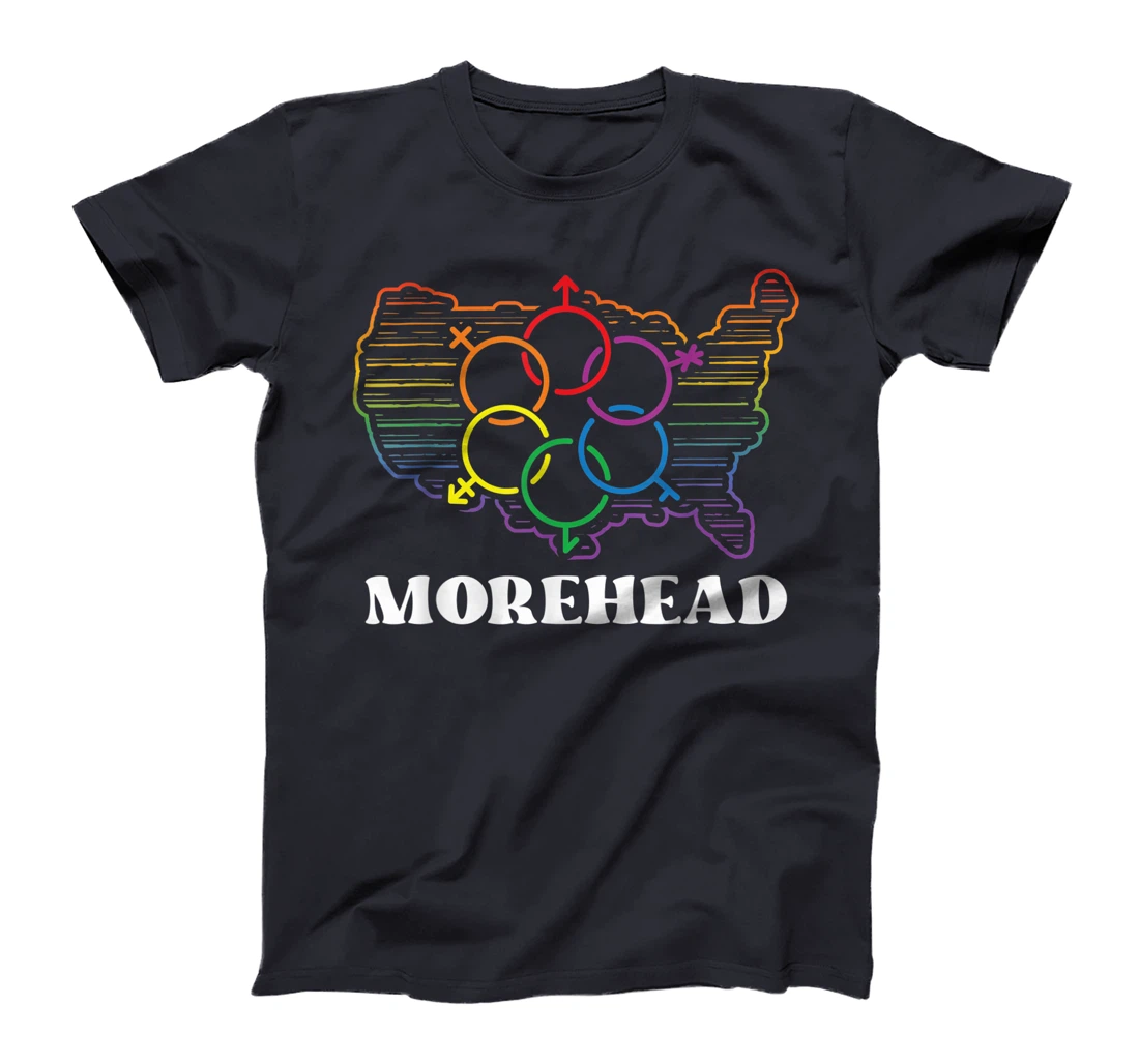 Morehead Pride Flag Pride Month LGBTQ Flag LGBT Community T-Shirt, Women T-Shirt