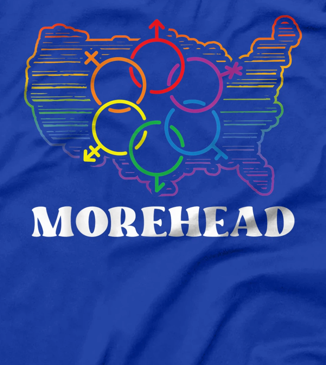 Morehead Pride Flag Pride Month LGBTQ Flag LGBT Community T-Shirt, Women T-Shirt