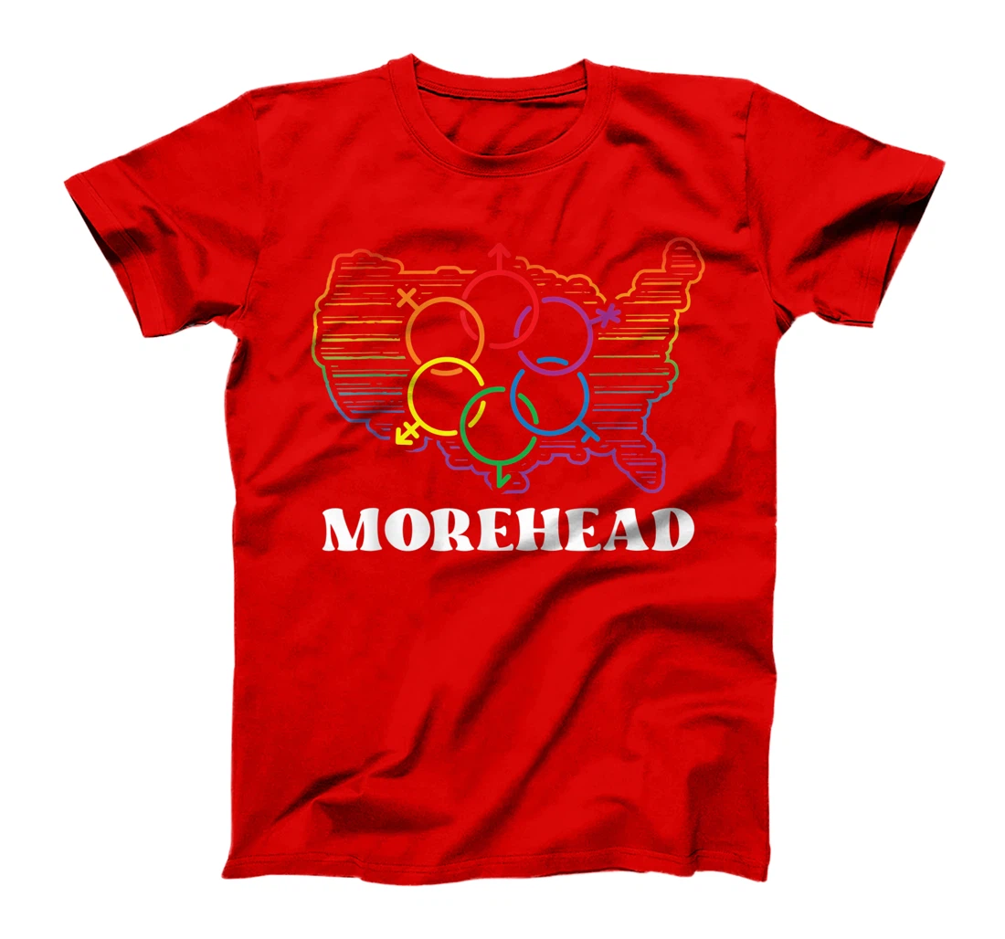 Morehead Pride Flag Pride Month LGBTQ Flag LGBT Community T-Shirt, Women T-Shirt