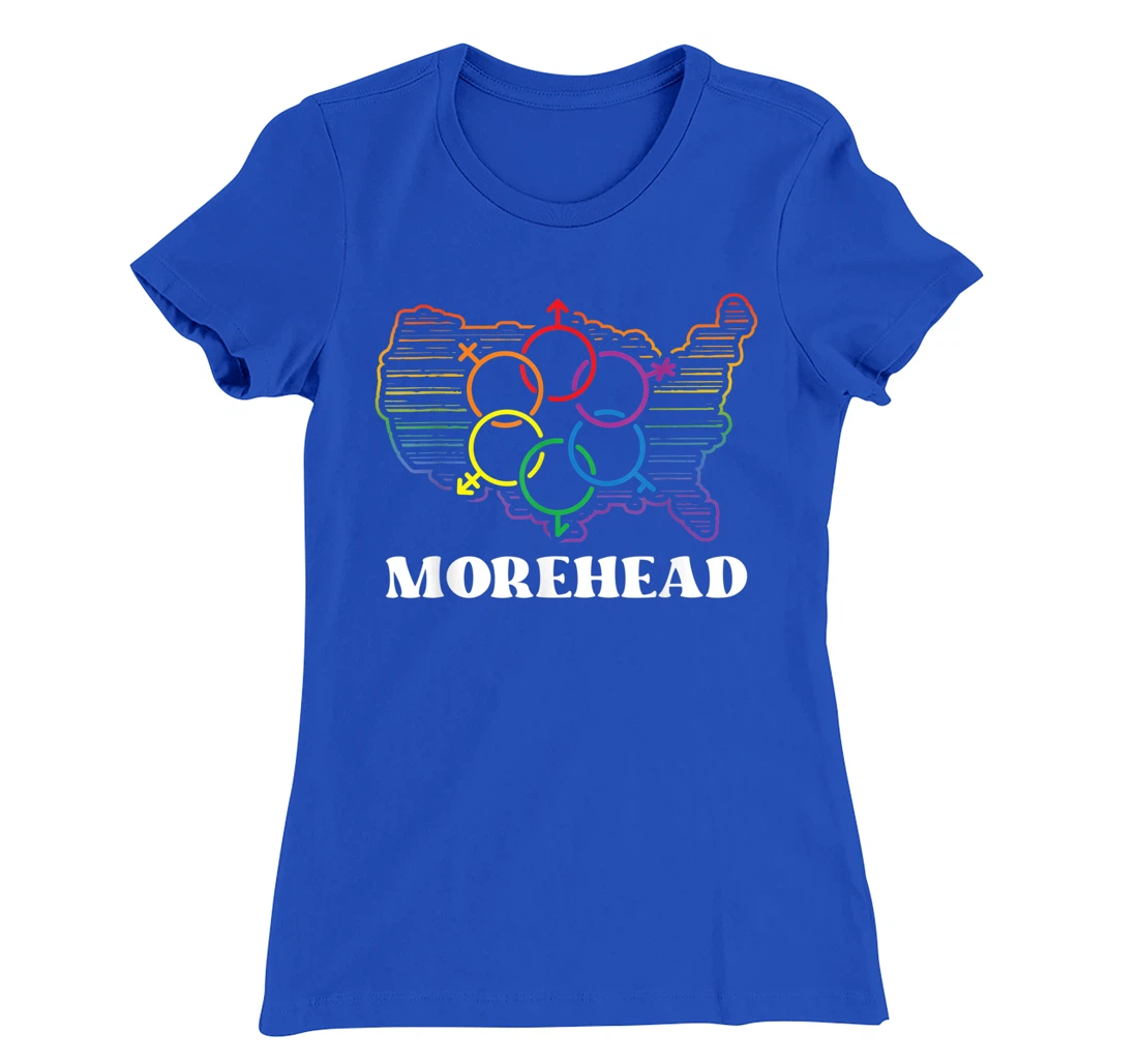 Morehead Pride Flag Pride Month LGBTQ Flag LGBT Community T-Shirt, Women T-Shirt