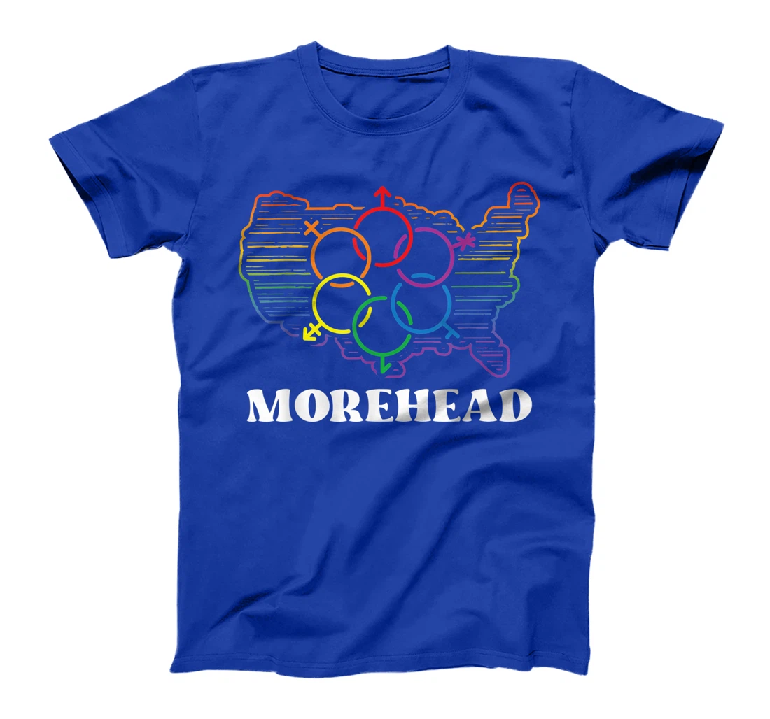 Morehead Pride Flag Pride Month LGBTQ Flag LGBT Community T-Shirt, Women T-Shirt