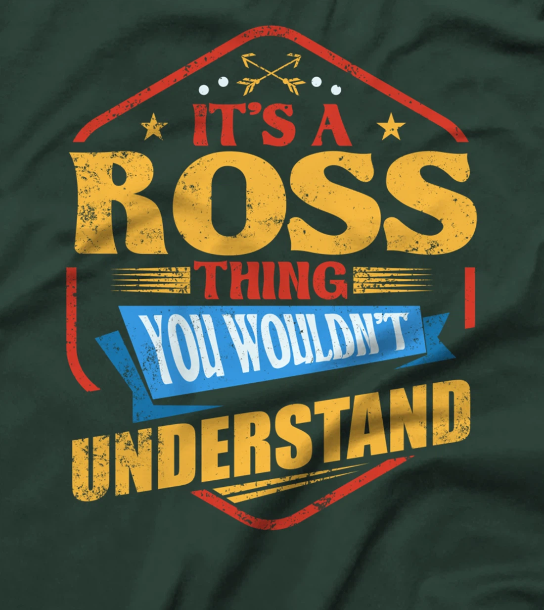 It's a Ross Thing Funny Last Name Humor Family Name T-Shirt