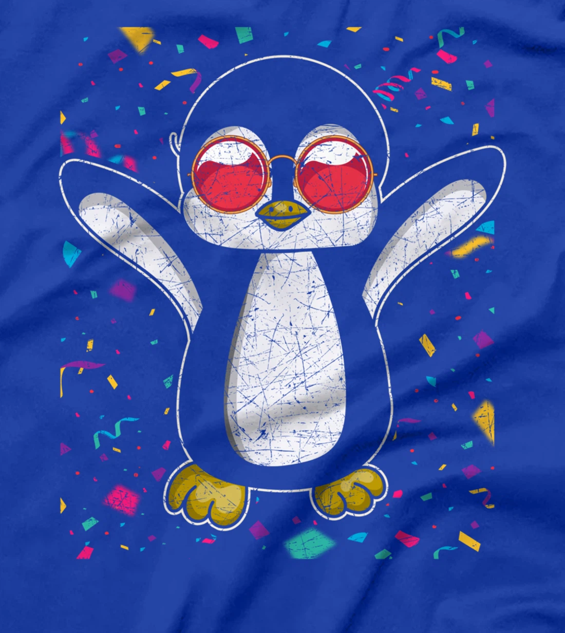 Cool Party Animal Funny Zoo Animal Sunglasses Penguin T-Shirt