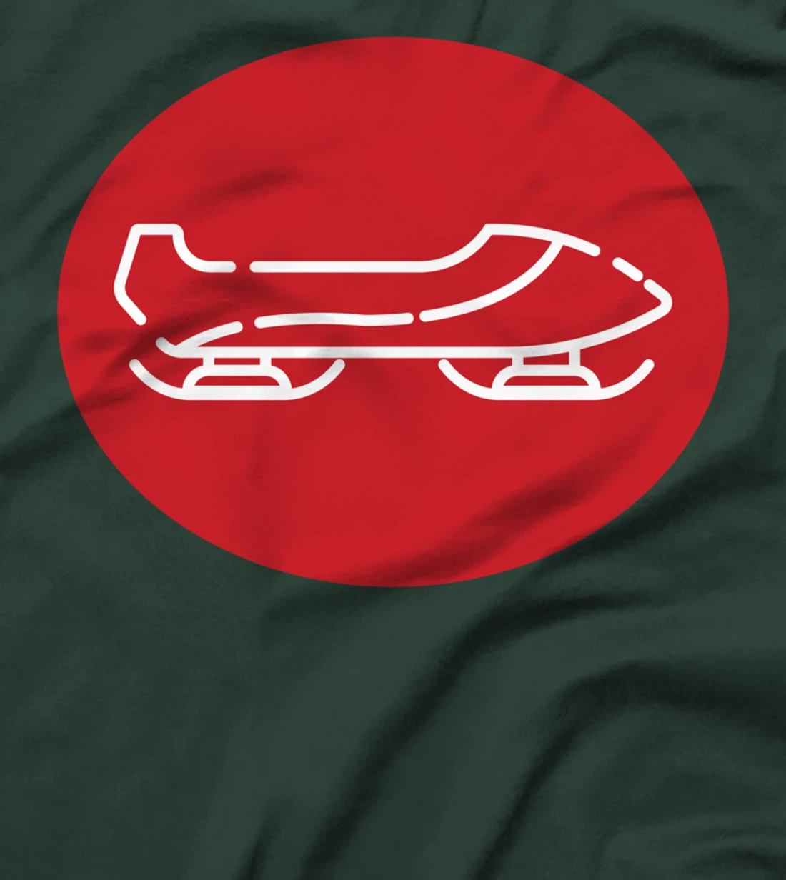 Bobsleigh Sledge Racing Race Sledger Winter Sports Run Luge T-Shirt