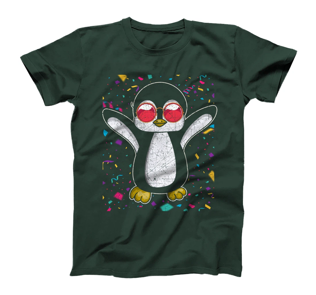 Cool Party Animal Funny Zoo Animal Sunglasses Penguin T-Shirt