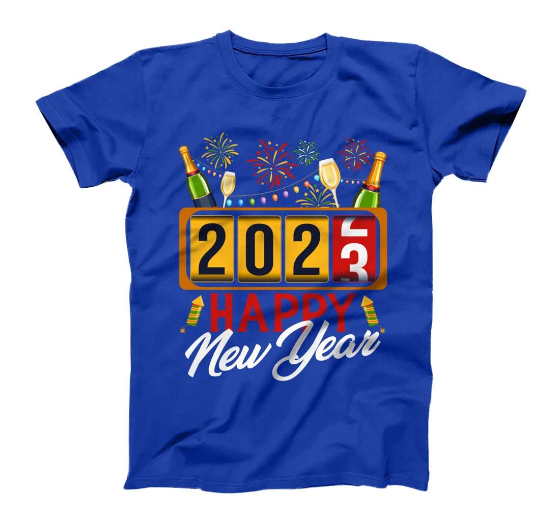 2023 New Year Odometer Cheers Wine T-Shirt