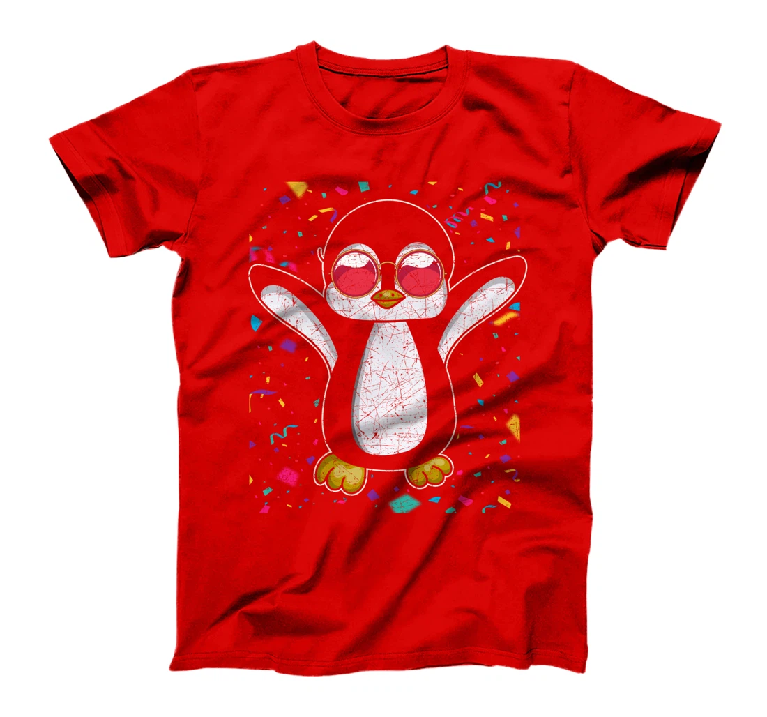 Cool Party Animal Funny Zoo Animal Sunglasses Penguin T-Shirt
