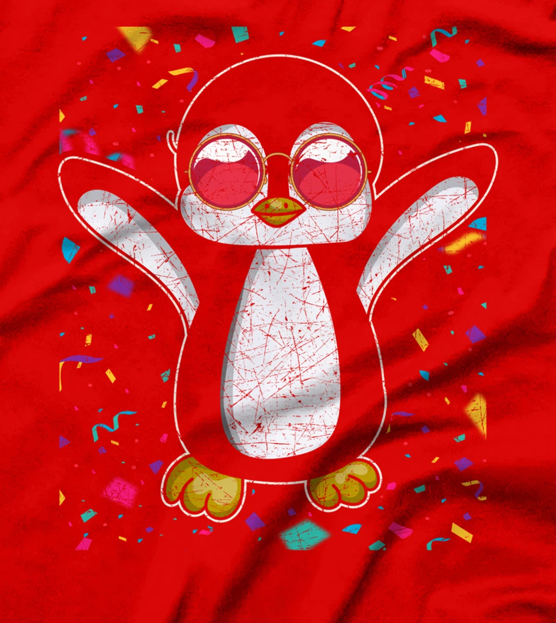 Cool Party Animal Funny Zoo Animal Sunglasses Penguin T-Shirt