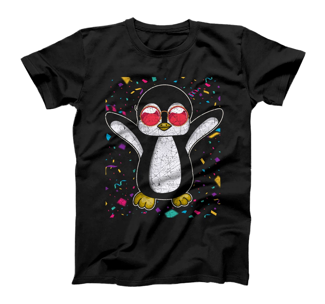 Cool Party Animal Funny Zoo Animal Sunglasses Penguin T-Shirt
