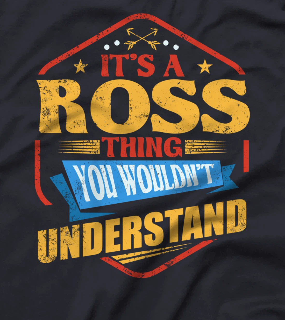 It's a Ross Thing Funny Last Name Humor Family Name T-Shirt
