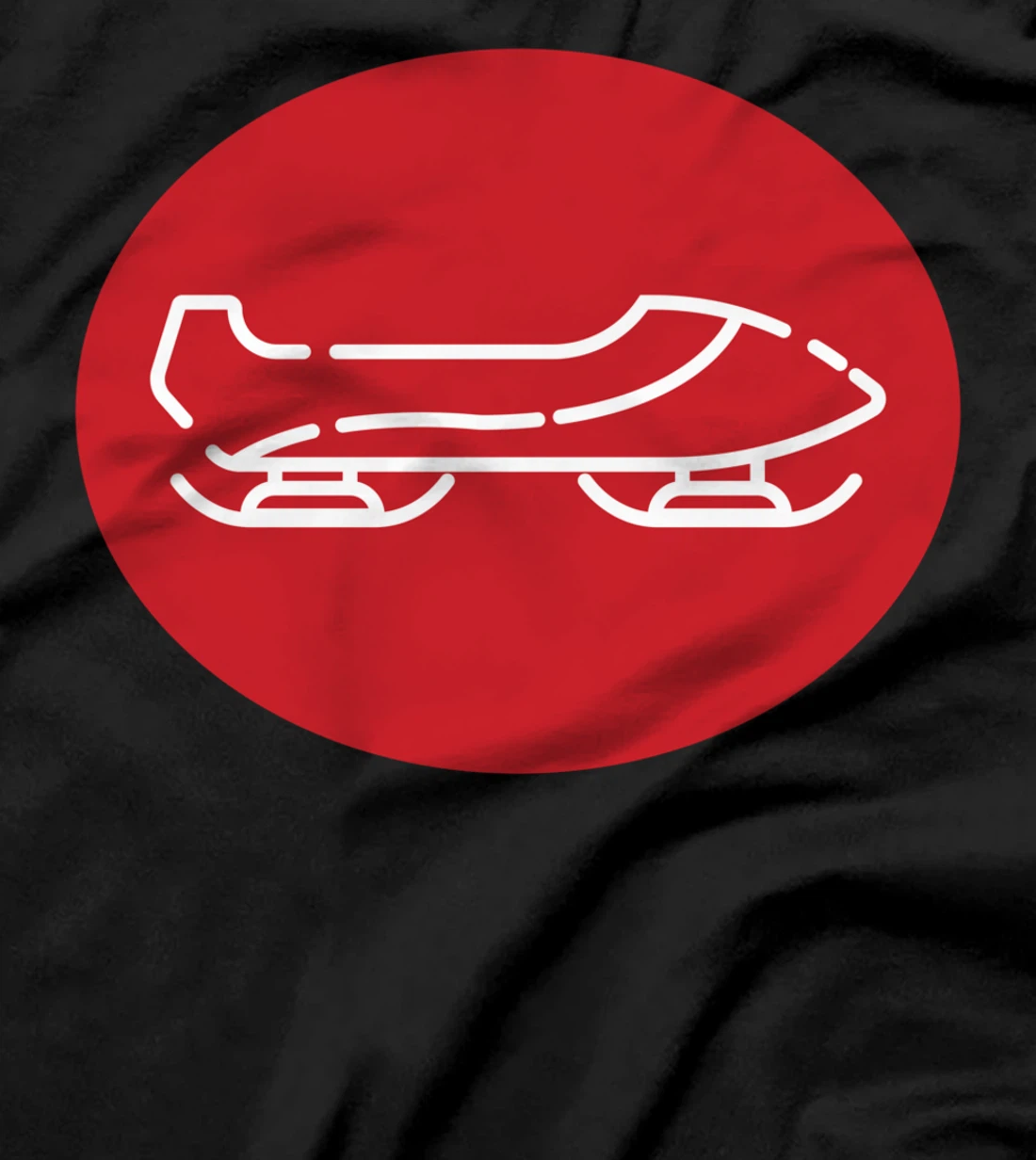 Bobsleigh Sledge Racing Race Sledger Winter Sports Run Luge T-Shirt