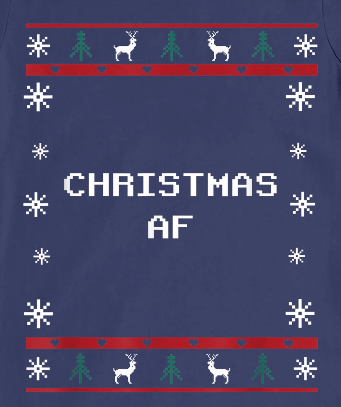 Christmas AF Party Pun Reunion Joke Family Funny T-Shirt, Women T-Shirt