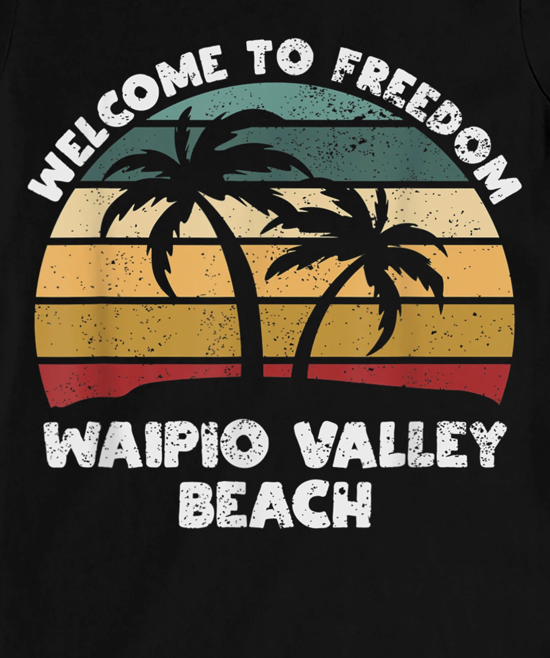 Waipio Valley Beach Welcome to Summer Hawaii T-Shirt, Women T-Shirt