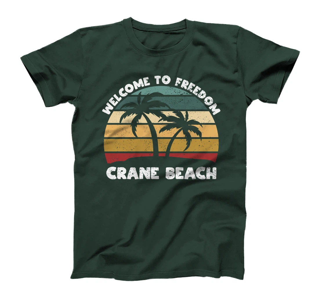 Crane Beach Welcome to Summer Massachusetts Tropical T-Shirt