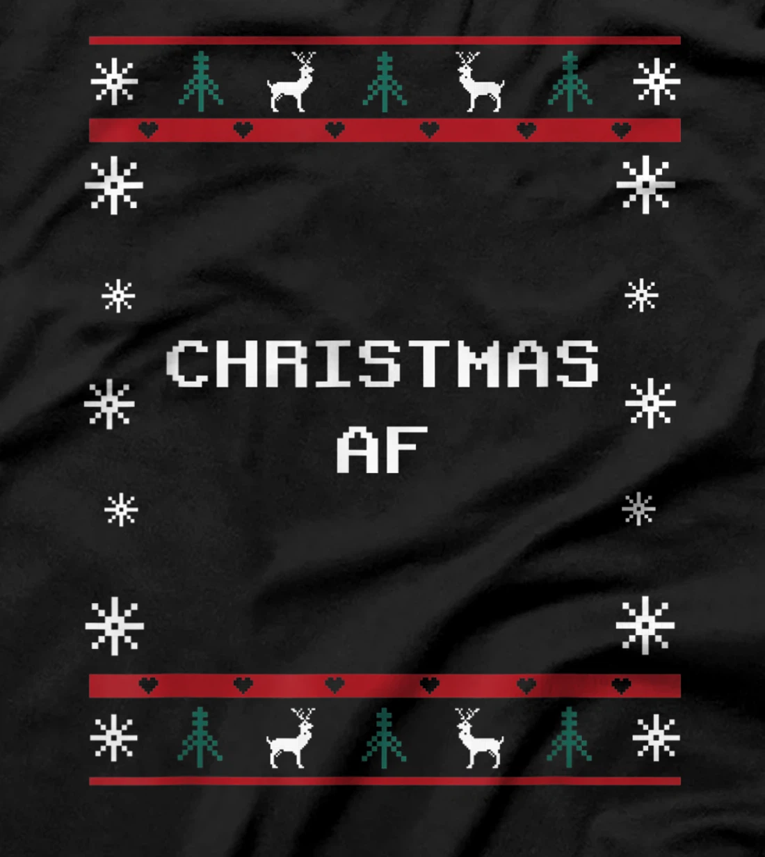 Christmas AF Party Pun Reunion Joke Family Funny T-Shirt, Women T-Shirt