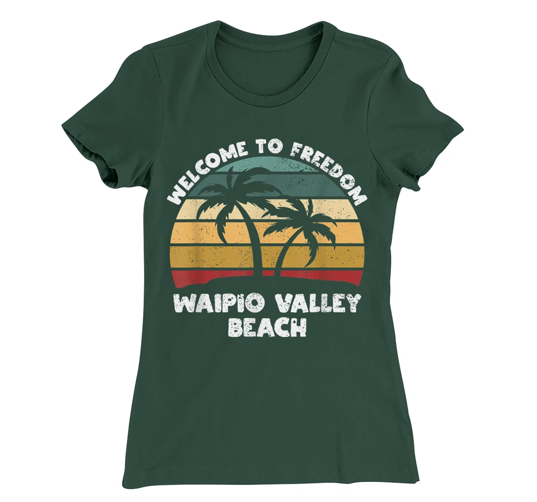 Waipio Valley Beach Welcome to Summer Hawaii T-Shirt, Women T-Shirt