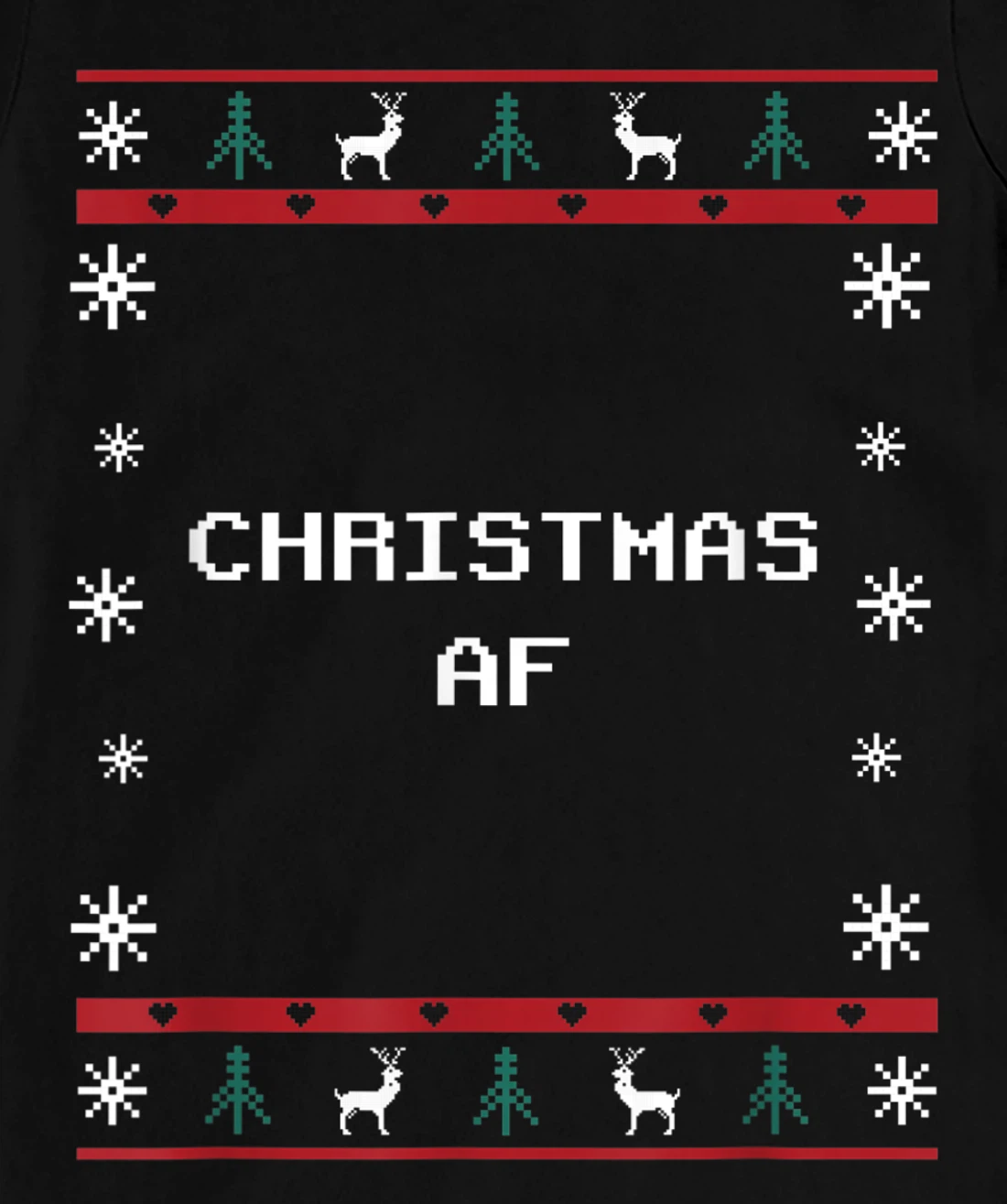 Christmas AF Party Pun Reunion Joke Family Funny T-Shirt, Women T-Shirt