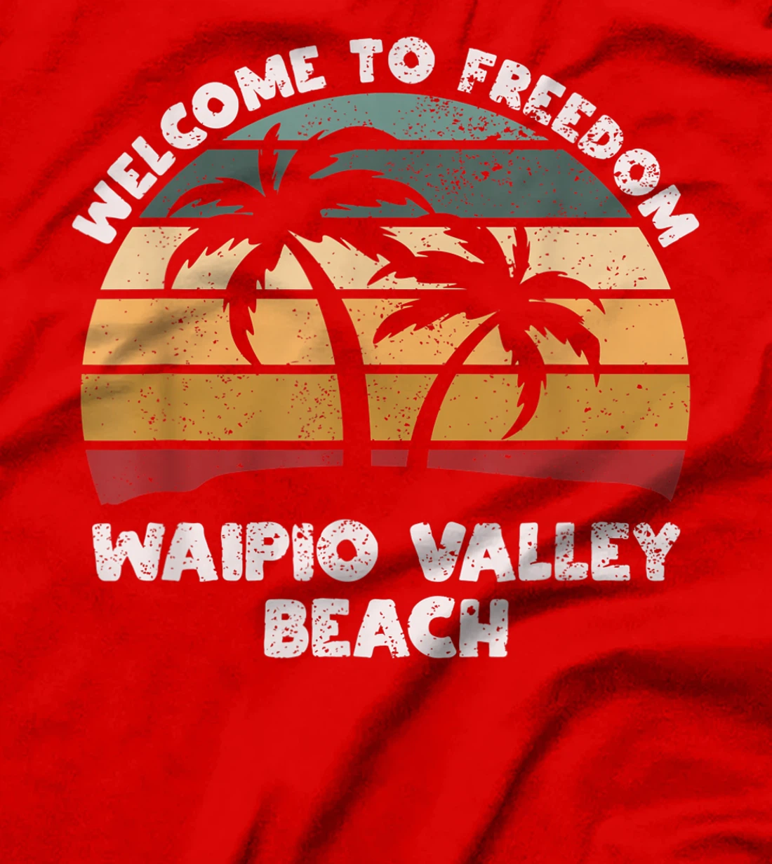 Waipio Valley Beach Welcome to Summer Hawaii T-Shirt, Women T-Shirt