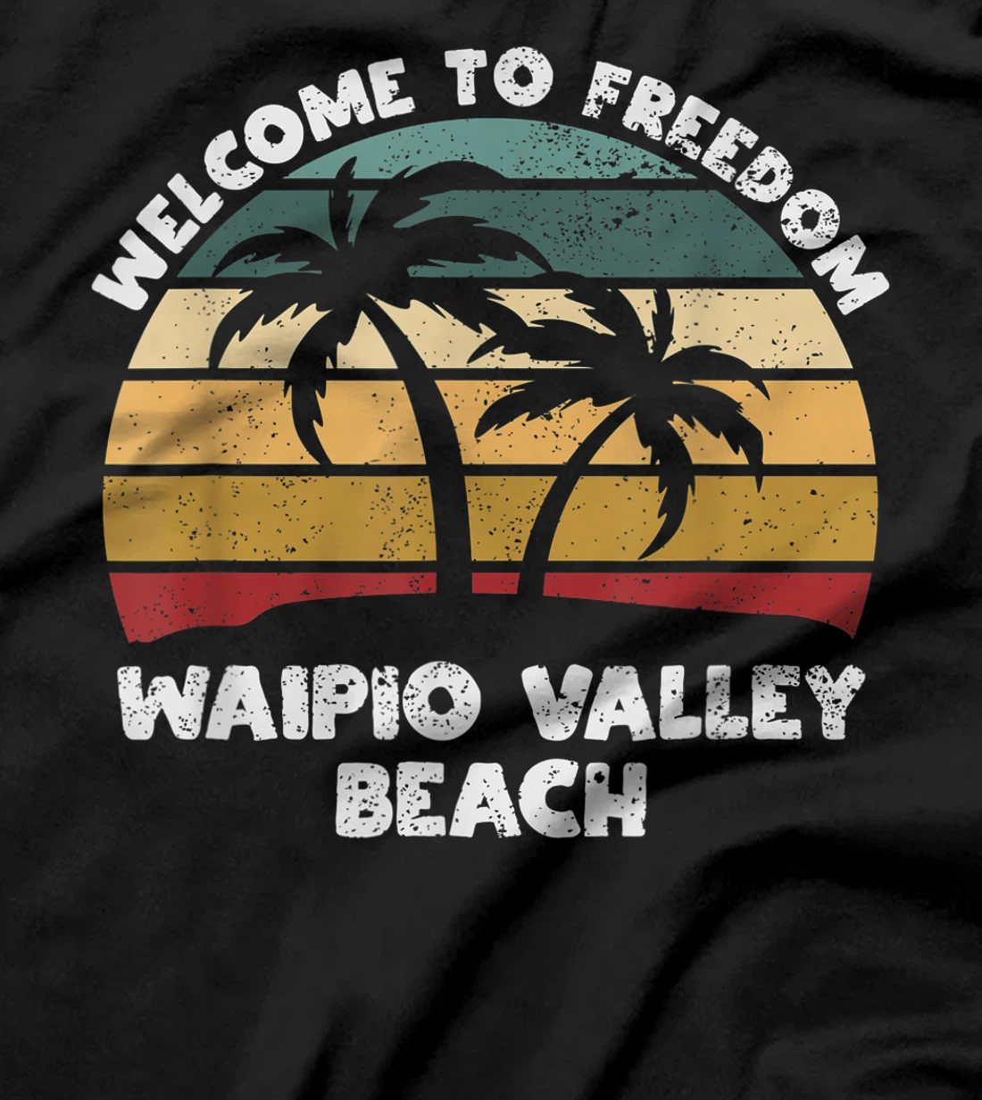 Waipio Valley Beach Welcome to Summer Hawaii T-Shirt, Women T-Shirt