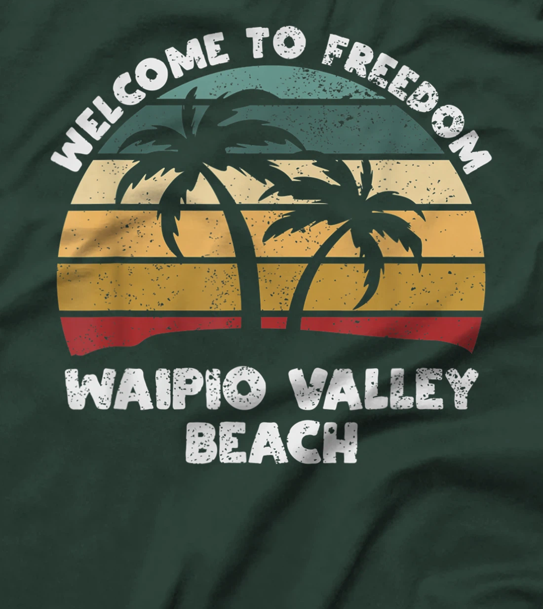 Waipio Valley Beach Welcome to Summer Hawaii T-Shirt, Women T-Shirt