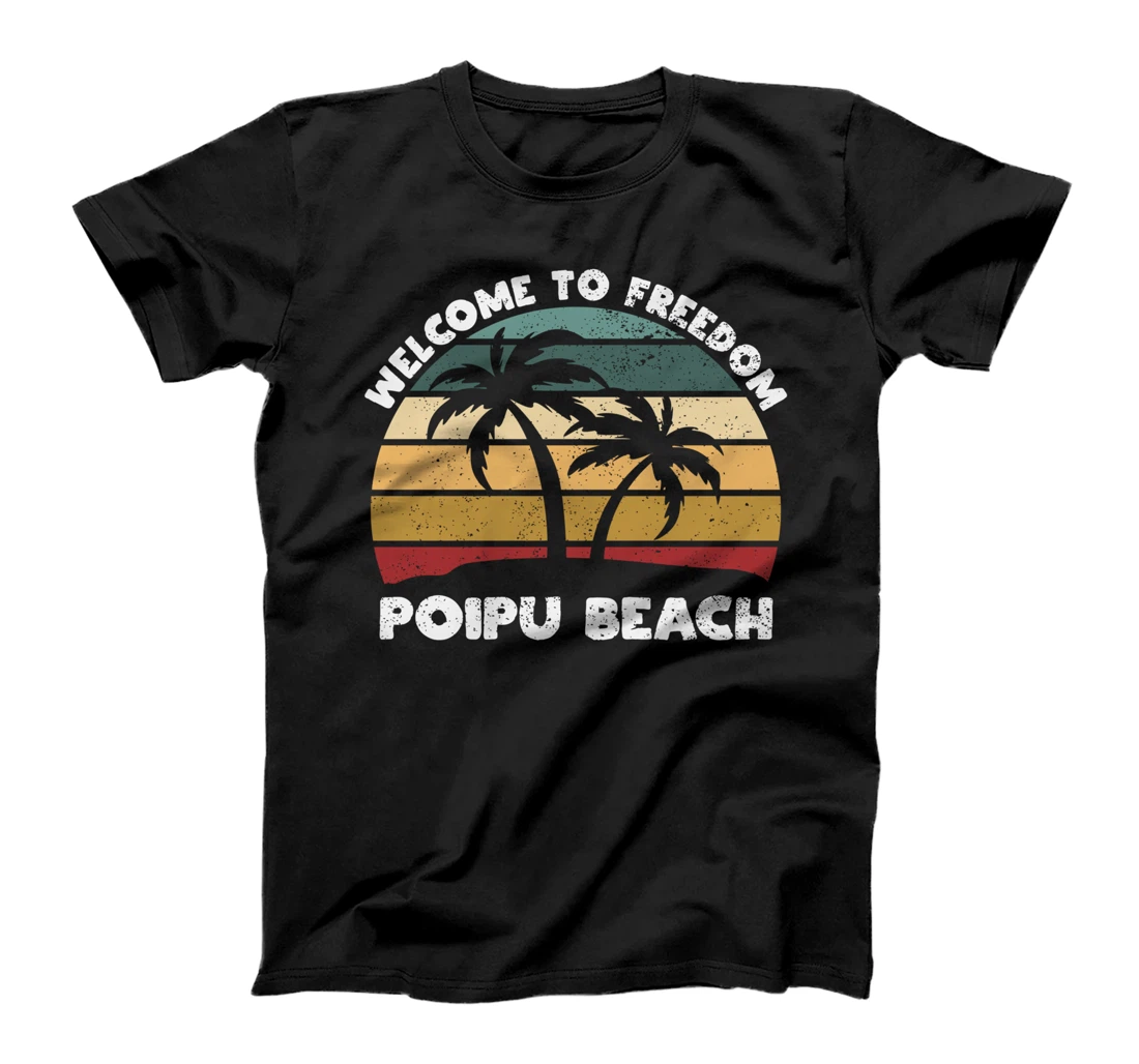 Poipu Beach Welcome to Summer Hawaii Tropical T-Shirt