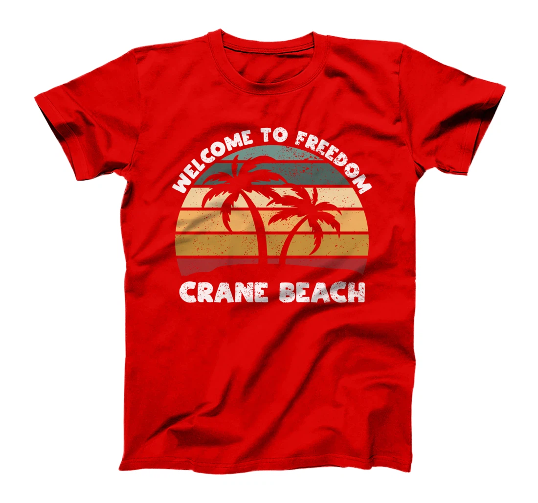 Crane Beach Welcome to Summer Massachusetts Tropical T-Shirt