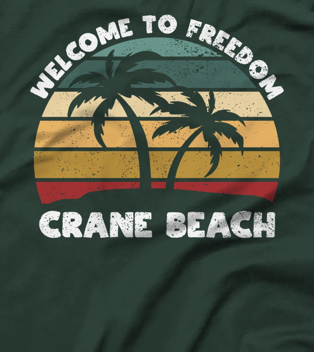 Crane Beach Welcome to Summer Massachusetts Tropical T-Shirt