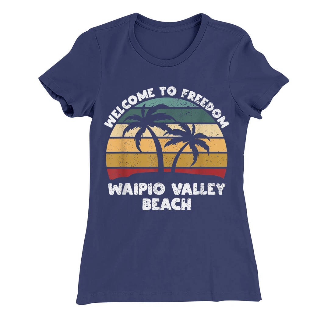 Waipio Valley Beach Welcome to Summer Hawaii T-Shirt, Women T-Shirt