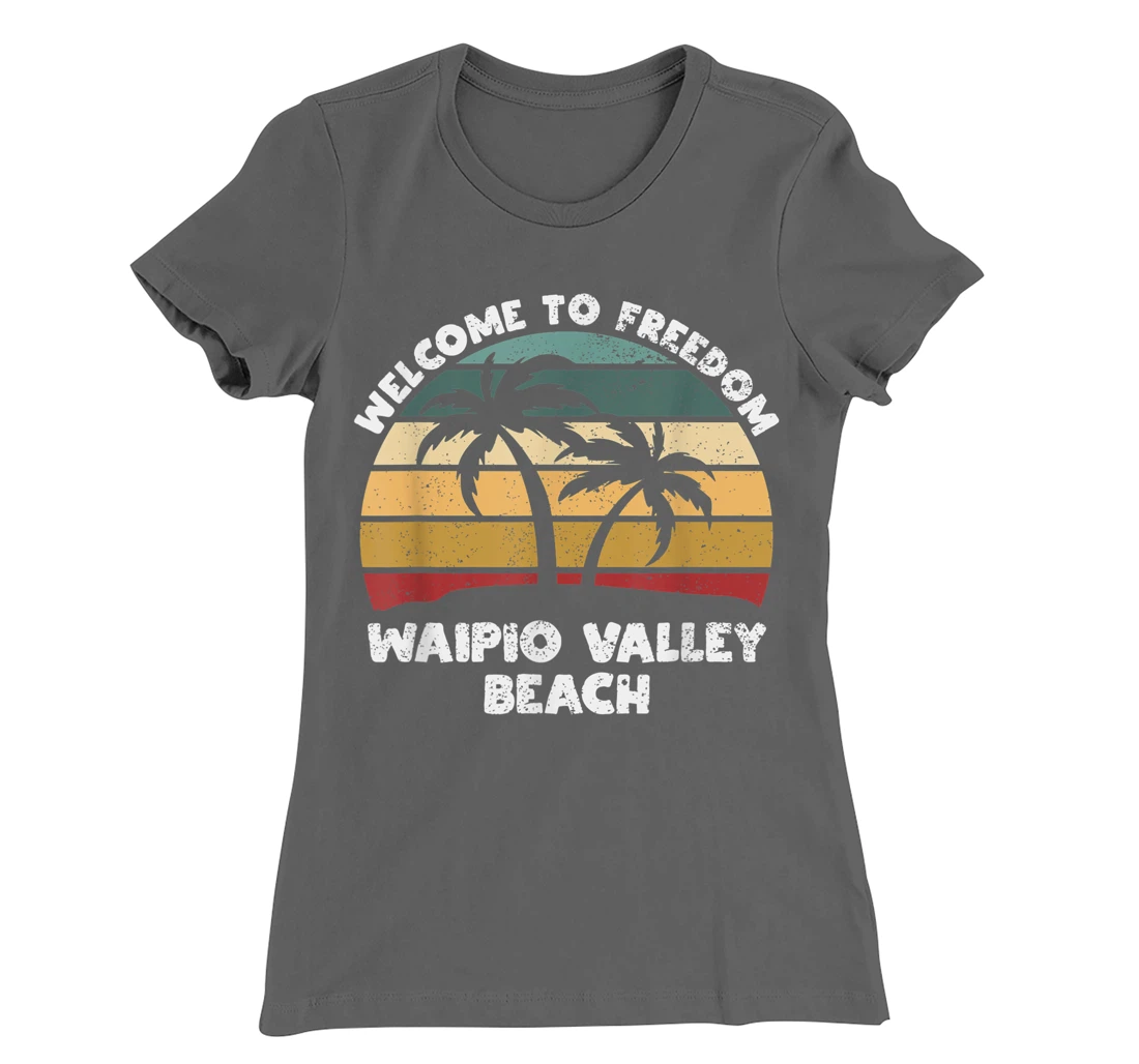 Waipio Valley Beach Welcome to Summer Hawaii T-Shirt, Women T-Shirt