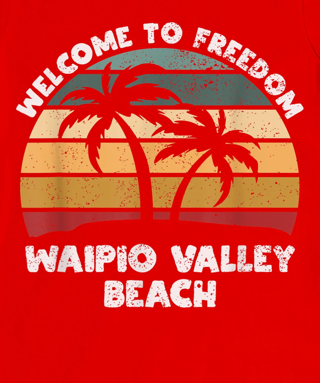 Waipio Valley Beach Welcome to Summer Hawaii T-Shirt, Women T-Shirt