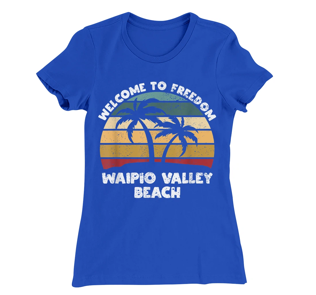 Waipio Valley Beach Welcome to Summer Hawaii T-Shirt, Women T-Shirt
