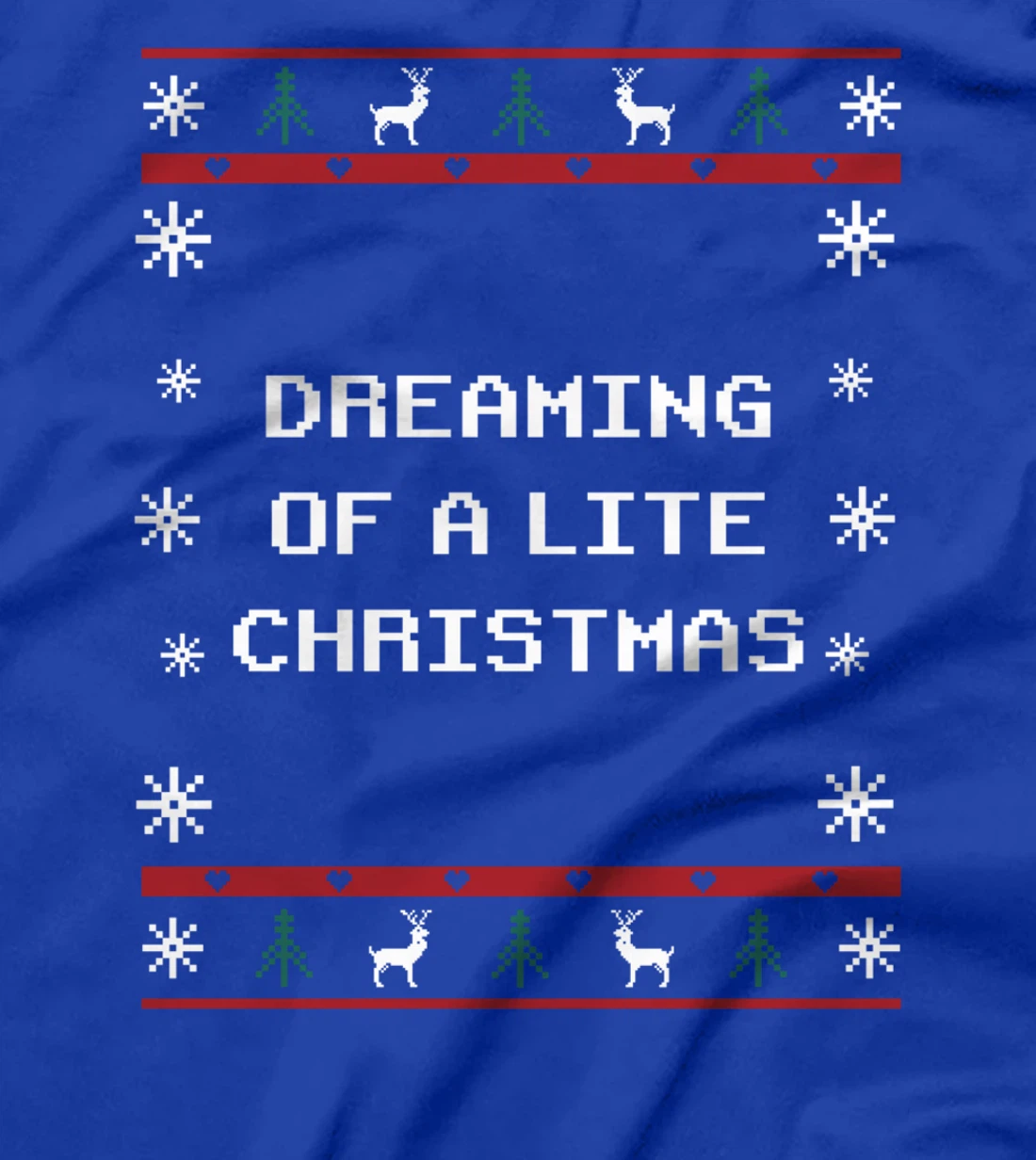 Dreaming of a Lite Christmas Food Xmas Foodie Christmas Eve T-Shirt
