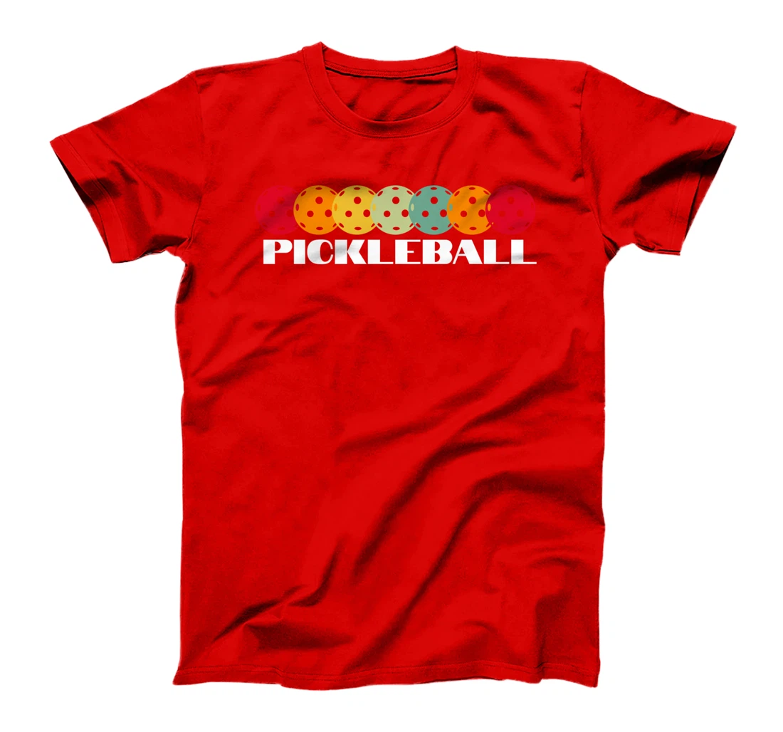Retro Vintage Pickleball Funny Paddle Sports Player T-Shirt