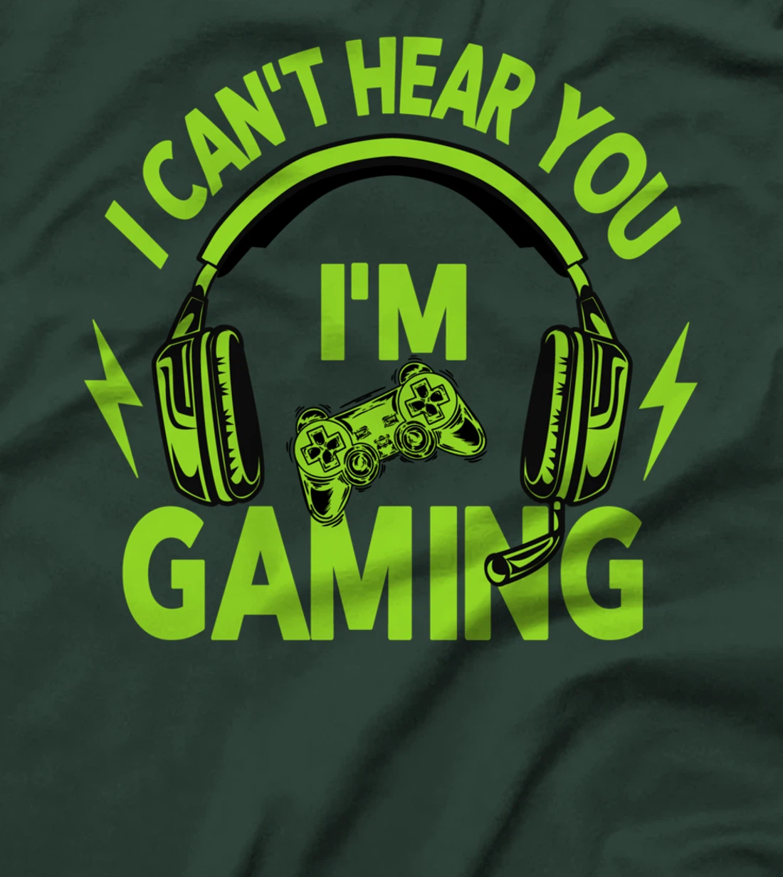 I Can't Hear You i'm Gaming Busy Funny Video Gamer T-Shirt