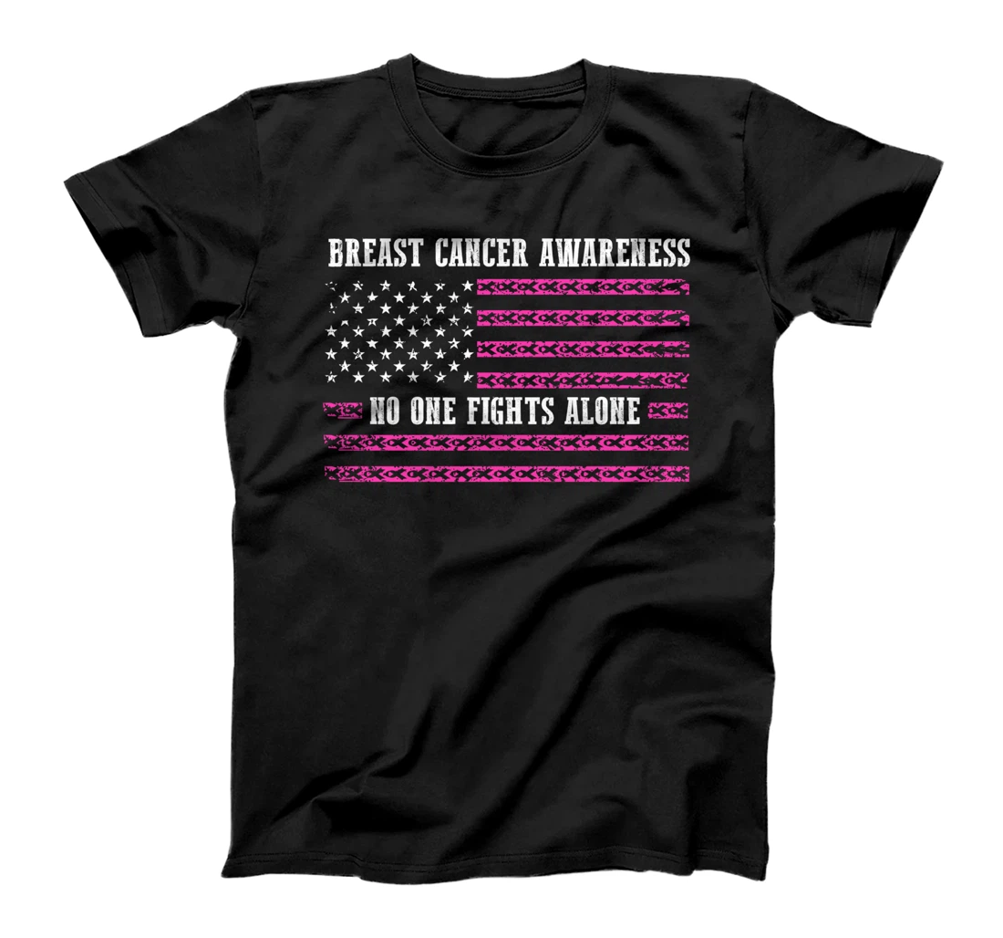 Breast Cancer Awareness Gift ribbon Pink butterfly T-Shirt
