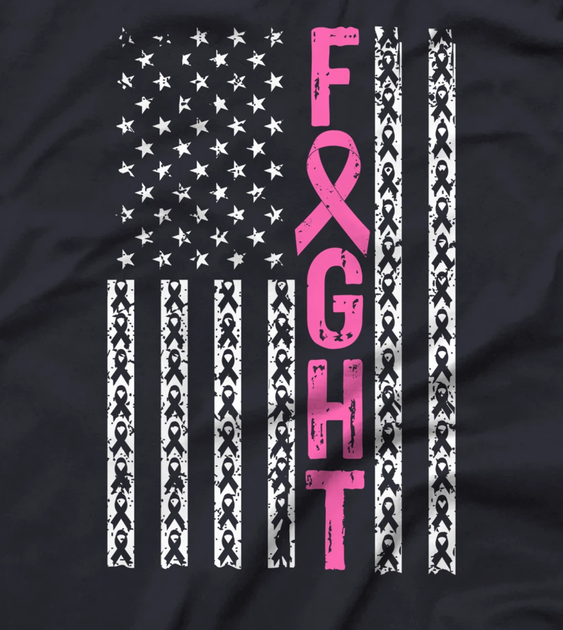 Breast Cancer Awareness Pink Ribbon Survivor Gift T-Shirt