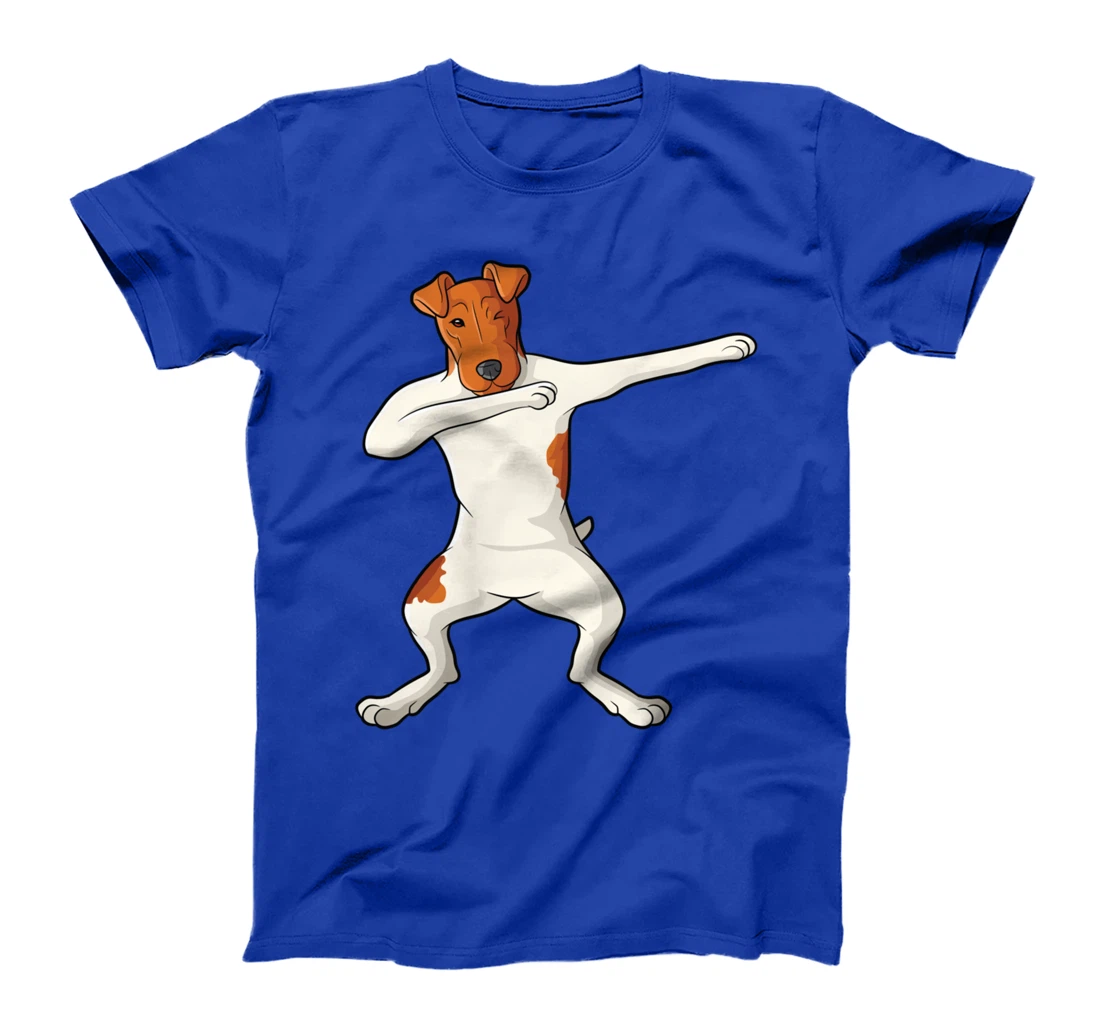 Smooth hair fox terrier dabbing dab foxterrier T-Shirt