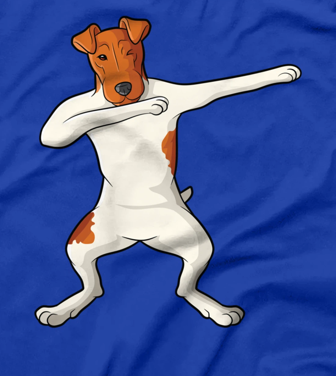 Smooth hair fox terrier dabbing dab foxterrier T-Shirt