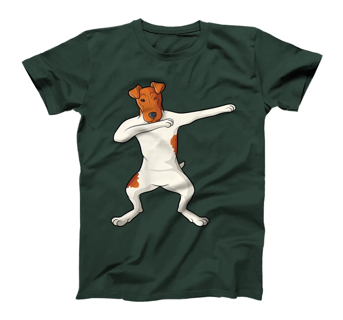 Smooth hair fox terrier dabbing dab foxterrier T-Shirt