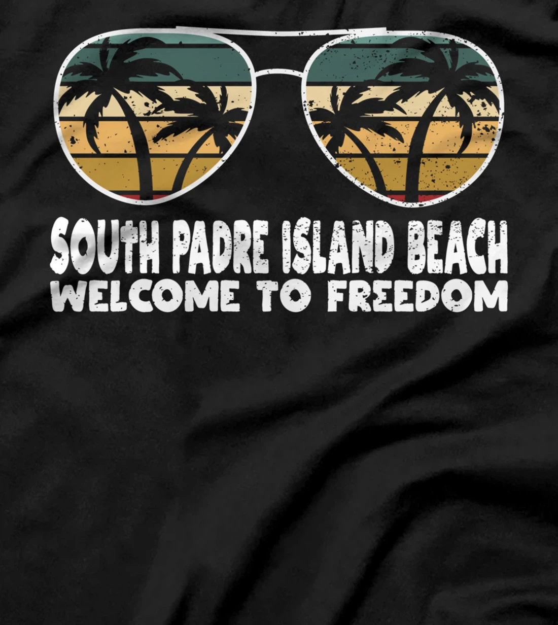 South Island Beach Welcome to Freedom Vacation Sayings T-Shirt