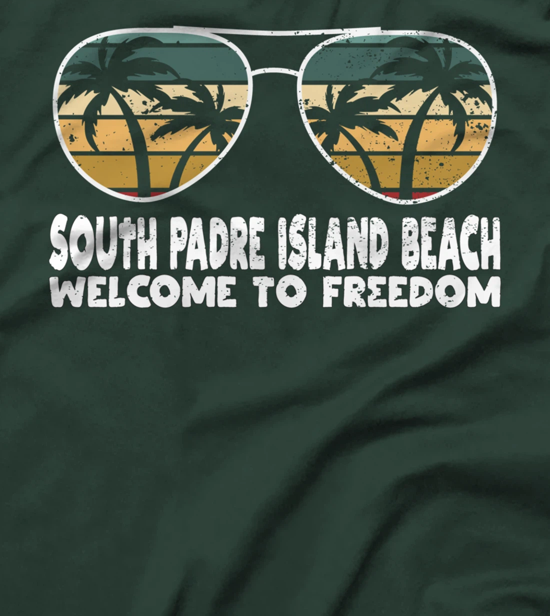 South Island Beach Welcome to Freedom Vacation Sayings T-Shirt
